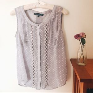 B1G1 FREE Sheer Tank Blouse